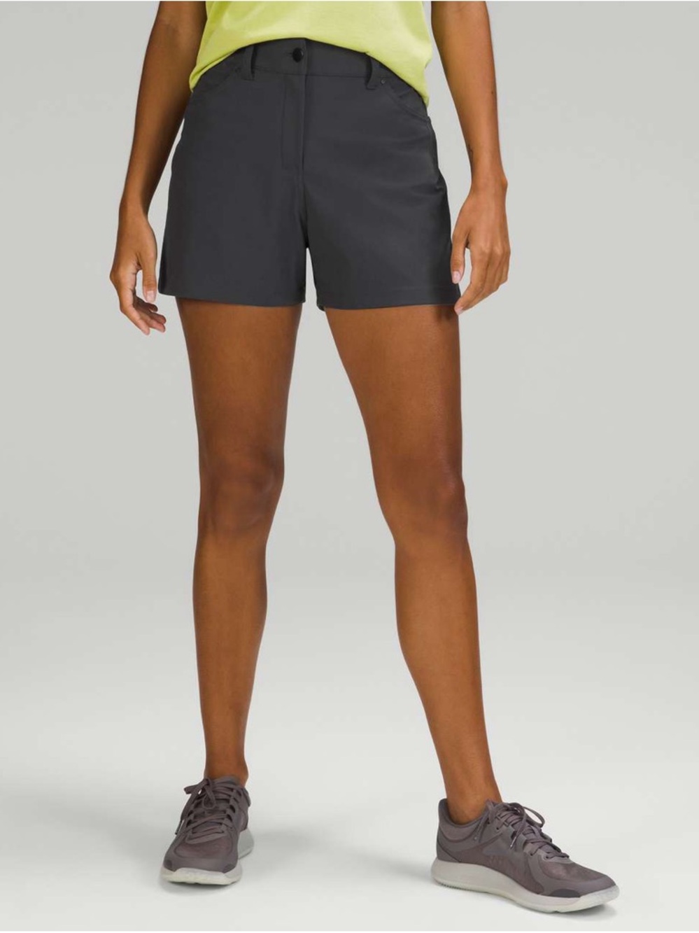 Lululemon City Sleek Size 30 HR 5 Pkt Short 4" Obsidian Black Outdoor Hiking